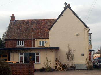 The side of 6 High Road Beeston - the former Cross Inn March 2010